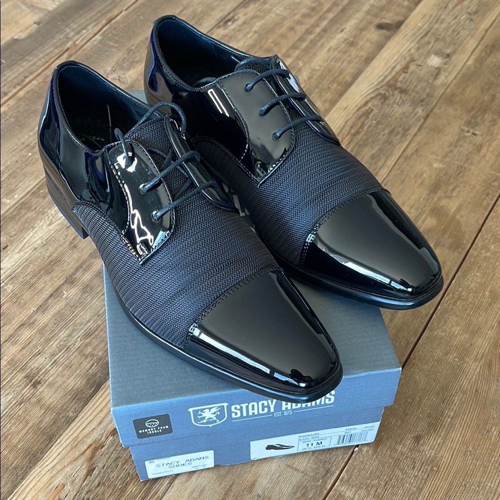 NEW Stacy Adams Pharaoh Dress / Tux Shoes - Picture 1 of 9
